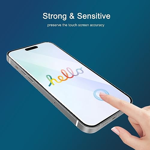 Ailun Glass Screen Protector for iPhone 14 / iPhone 13 / iPhone 13 Pro [6.1 Inch] Display 3 Pack Tempered Glass, Case Friendly