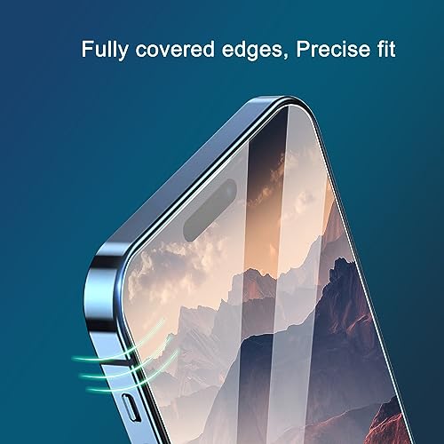 Ailun Glass Screen Protector for iPhone 14 / iPhone 13 / iPhone 13 Pro [6.1 Inch] Display 3 Pack Tempered Glass, Case Friendly