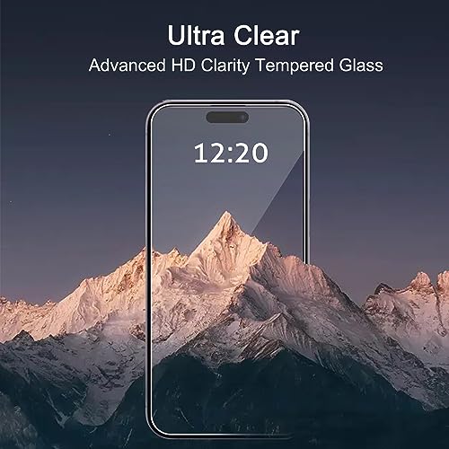 Ailun Glass Screen Protector for iPhone 14 / iPhone 13 / iPhone 13 Pro [6.1 Inch] Display 3 Pack Tempered Glass, Case Friendly